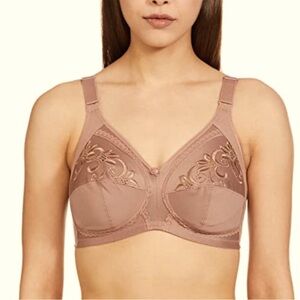 Marks & Spencer Embroidered Total Support Non Wired Full Cup Bra Soft Bra